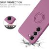 Силиконов твърд гръб TPU кейс / Case Magnetic Finger Ring Car Holder / за Samsung Galaxy A36 - Лилав