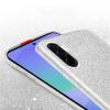 Силиконов калъф / гръб / кейс за Samsung Galaxy A17 - сребрист / брокат