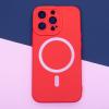 Силиконов калъф / гръб / кейс Case MagSafe за Apple iPhone 14 Pro Max (6.7) - червен