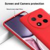 Силиконов калъф / кейс / Nano TPU за Honor Magic 7 Lite - червен гръб със защита за камерата