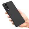 Силиконов калъф / гръб / TPU кейс за Samsung Galaxy S25 Edge - черен гръб със защита за камерата