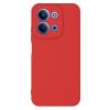 Силиконов калъф / кейс за Xiaomi Redmi 17 - червен гръб със защита за камерата