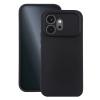 Силиконов калъф / кейс за Honor 600 - черен гръб със защита за камерата
