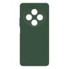 Силиконов калъф / гръб / за Honor Magic8 lite / Honor Magic 8 lite / Honor X9d / Honor X70 - Тъмнозелен кейс със защита за камерата 