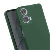 Силиконов калъф / кейс / Nano TPU за Motorola Moto G05 / Moto E15 - тъмнозелен гръб със защита за камерата