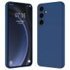 Силиконов калъф / кейс / Nano TPU за Samsung Galaxy A56 5G - тъмносин гръб със защита за камерата
