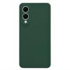 Силиконов калъф / гръб / TPU кейс за Samsung Galaxy S25 Edge - Тъмнозелен гръб със защита за камерата