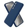 Силиконов калъф / кейс / за Samsung Galaxy S26 - Тъмносин гръб със защита за камерата