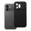 Силиконов калъф / кейс за Honor 600 - черен гръб със защита за камерата