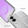 Силиконов калъф / гръб / TPU кейс за Samsung Galaxy S25 Edge - прозрачен гръб със защита за камерата