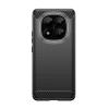 Силиконов калъф / гръб / кейс за Xiaomi Redmi Note 14 Pro - черен / carbon