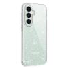 Луксозен силиконов калъф / кейс / Crystal Case за Samsung S25 FE - прозрачен / брокат