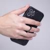 Силиконов гръб TPU Rugged Case Magnetic Finger Ring Car Holder за Apple iPhone 13 6.1"- черен