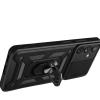 Силиконов твърд кейс Defender Slide за Samsung S26 FE - Черен