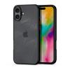 Силиконов твърд кейс Dux Ducis AIMO за iPhone 16 - черен гръб