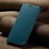 Луксозен кожен калъф Flip тефтер Autspace със стойка за Huawei Pura 70 Ultra - тюркоаз