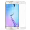 3D full cover Tempered glass screen protector Samsung Galaxy S6 Edge / Извит стъклен скрийн протектор за Samsung Galaxy S6 Edge G925 - бял