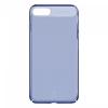 Луксозен твърд гръб Baseus Sky Case за Apple iPhone 7 Plus - син / прозрачен