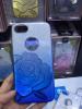 Луксозен силиконов калъф / гръб / TPU FSHANG ENSIDA Rose за Apple iPhone 7 Plus - преливащ / сребристо и синьо / брокат