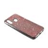 Луксозен силиконов калъф / гръб / TPU Sparking Case за Huawei P30 Lite - розов брокат / черен кант