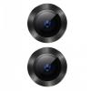 Стъклен протектор / 5D Tempered Glass Camera Lens / за задна камера на Apple iPhone 17 (6.3) - метални рингове