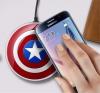 Универсално зарядно за безжично захранване / Wireless Charger - син / Star