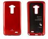 Луксозен силиконов гръб / калъф / TPU Mercury JELLY CASE Goospery за LG G Flex 2 F510 - червен