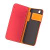 Кожен калъф Flip тефтер IPHORIA за Apple iPhone 5 / iPhone 5S - червено и оранжево