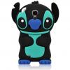 Силиконов калъф / гръб / TPU 3D за Samsung Galaxy S4 i9500 / Samsung S4 i9505 - Stitch / черен