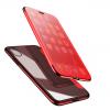 Луксозен силиконов калъф Baseus Touchable Flip Case за Apple iPhone XS MAX - червен