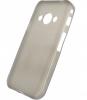 Ултра тънък силиконов калъф / гръб / TPU Ultra Thin за Samsung Galaxy Xcover 3 G388F - сив / прозрачен
