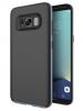 Силиконов калъф / гръб / TPU за Samsung Galaxy S8 Plus G955 - черен / тъмно сив кант / Carbon