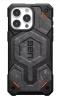 Луксозен удароустойчив гръб UAG / Urban Armor Gear Monarch Series с безжично зареждане MagSafe за Apple iPhone 16 Pro Max (6.9) - черен със сиво