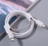 Оригинален USB кабел Google Cable за зареждане и пренос на данни / USB-C to USB-C 30W 1m - бял
