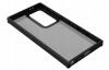 Луксозен гръб / кейс / Crystal Black Case за Samsung Galaxy S24 Ultra - черен мат / черен кант