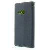 Кожен калъф Flip тефтер Mercury GOOSPERY Fancy Diary със стойка за HTC One Mini 2 / M8 Mini - тъмно син