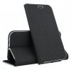 Луксозен кожен калъф Flip тефтер Vennus за Huawei Y6P - черен / carbon