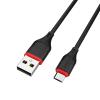 USB кабел за зареждане и пренос на данни / Micro USB кабел BOROFONE BX17 1m. FAST - черен
