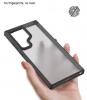 Луксозен гръб / кейс / X-Level Armor Series за Samsung Galaxy S25 Ultra - черен прозрачен