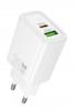 Универсално зарядно устройство / адаптер / HOCO N61 220V 20W / Type-C / USB Port - бяло