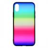 Силиконов калъф / гръб / TPU за Apple iPhone X / iPhone XS - многоцветен / Дъга 3