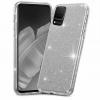 Силиконов калъф / гръб / кейс TPU за Samsung Galaxy A54 5G - сребрист кейс с брокат