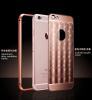 Метален бъмпер / Bumper / с твърд гръб от две части / Ultra Slim Electroplating Aluminum Metal Bumper Xuenair Case за Apple iPhone 6 / 6S - Rose Gold / розов