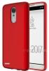 Силиконов калъф / гръб / TPU за LG K8 2017 - червен / мат