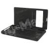 Луксозен кожен калъф Flip тефтер WOW Bumper S-View за Sony Xperia Z1 L39h - черен